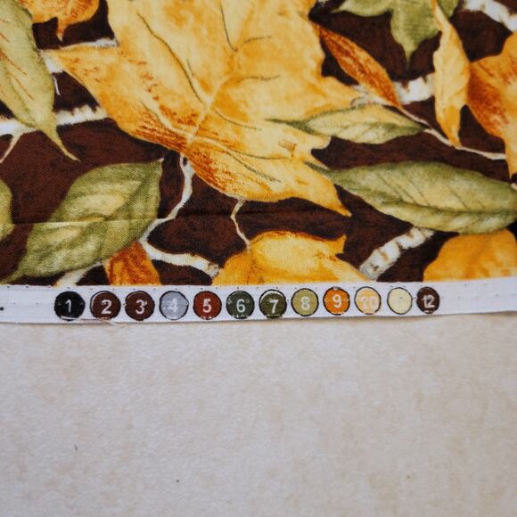 Cotton Fabric Birch Leaves by Susan Winget Autumn Foliage Brown Gold 25 x 44 in - Picture 7 of 9